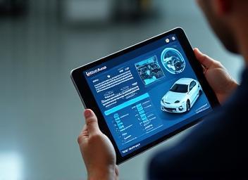 Tablet with digital inspection results