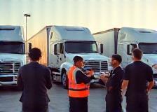 Fleet Services - Integrity team inspecting business fleet vehicles